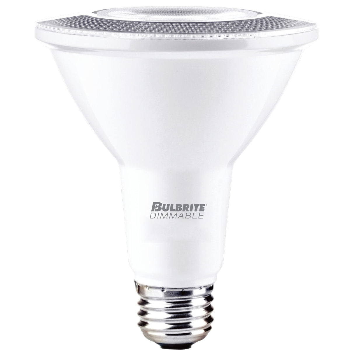 Bulbrite 10 Watt Dimmable Flood PAR30 Long Neck Medium (E26) LED Light Bulb - 4000K (Cool White Light), 800 Lumens