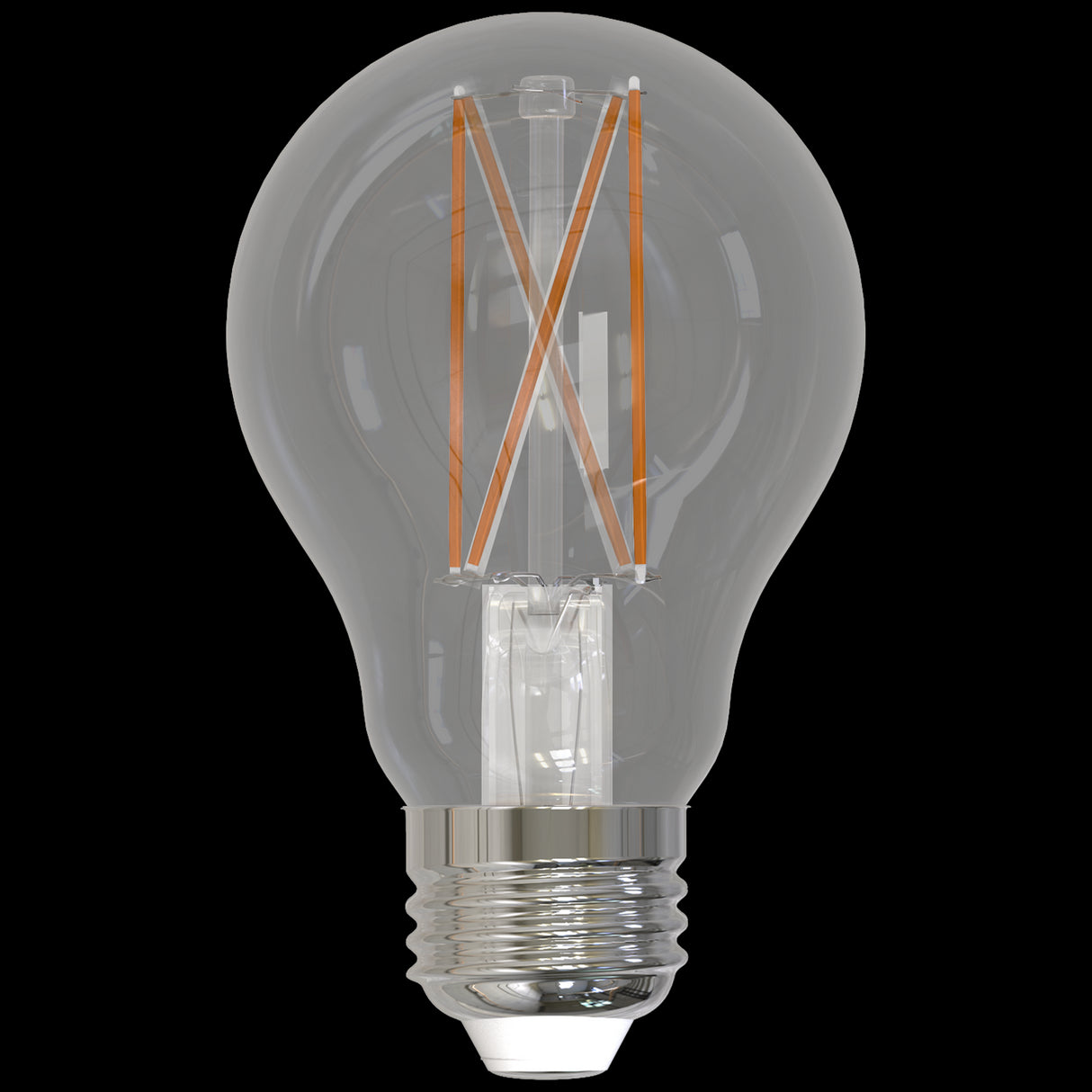 Bulbrite 9 Watt Dimmable Clear Filament A19 Medium (E26) LED Light Bulb - 1100 Lumens, 3000K, and 90 CRI