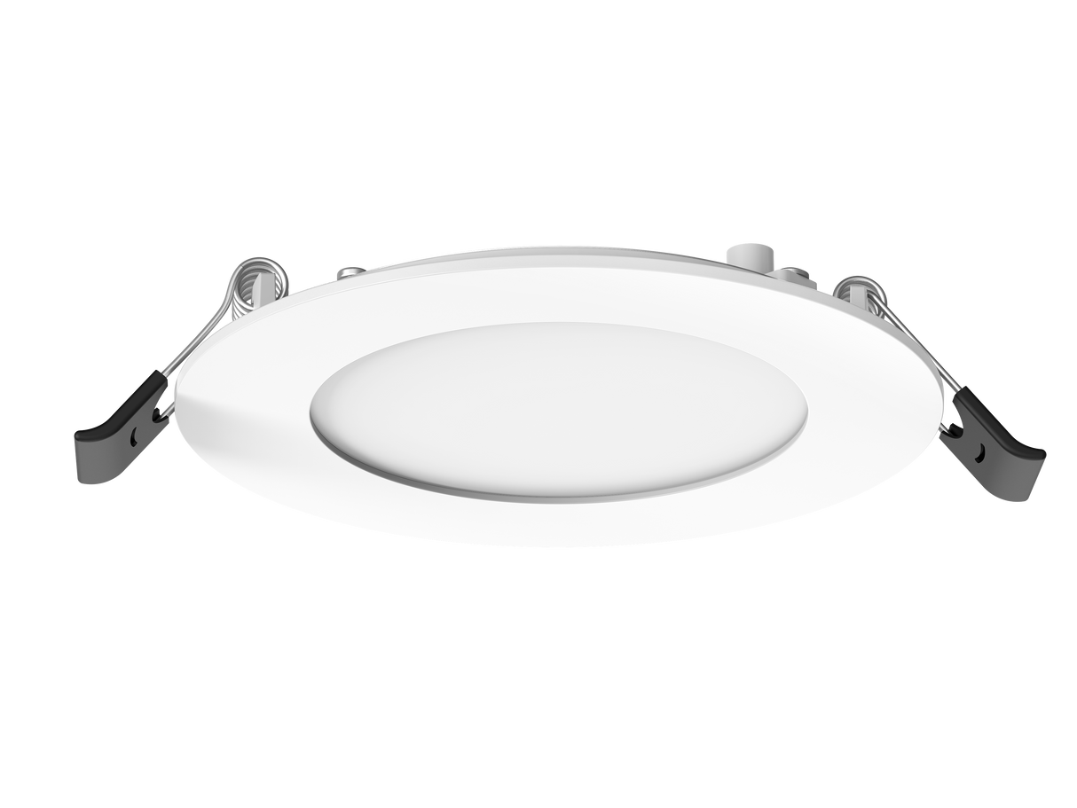 Elevate WLR4-10-CS, 4" 10W Slim Canless LED Downlight, Ultra-Thin Recessed Ceiling Light, 5CCT Selectable, IC & Wet Rated, Dimmable