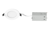 Elevate WLR4-10-CS, 4" 10W Slim Canless LED Downlight, Ultra-Thin Recessed Ceiling Light, 5CCT Selectable, IC & Wet Rated, Dimmable