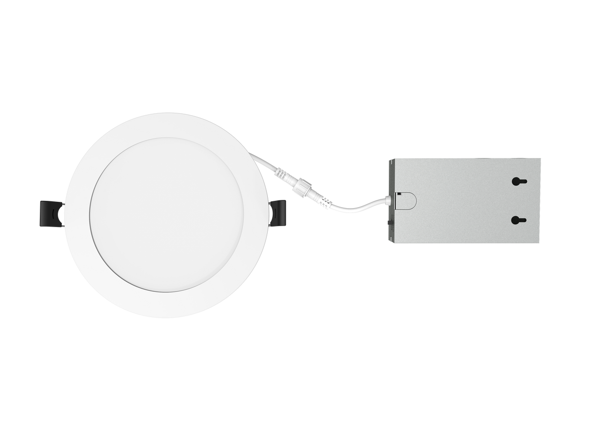 Elevate WLR6-18-CS, 6" 18W Slim Canless LED Downlight, Ultra-Thin Recessed Ceiling Light, 5CCT Selectable, IC & Wet Rated, Dimmable