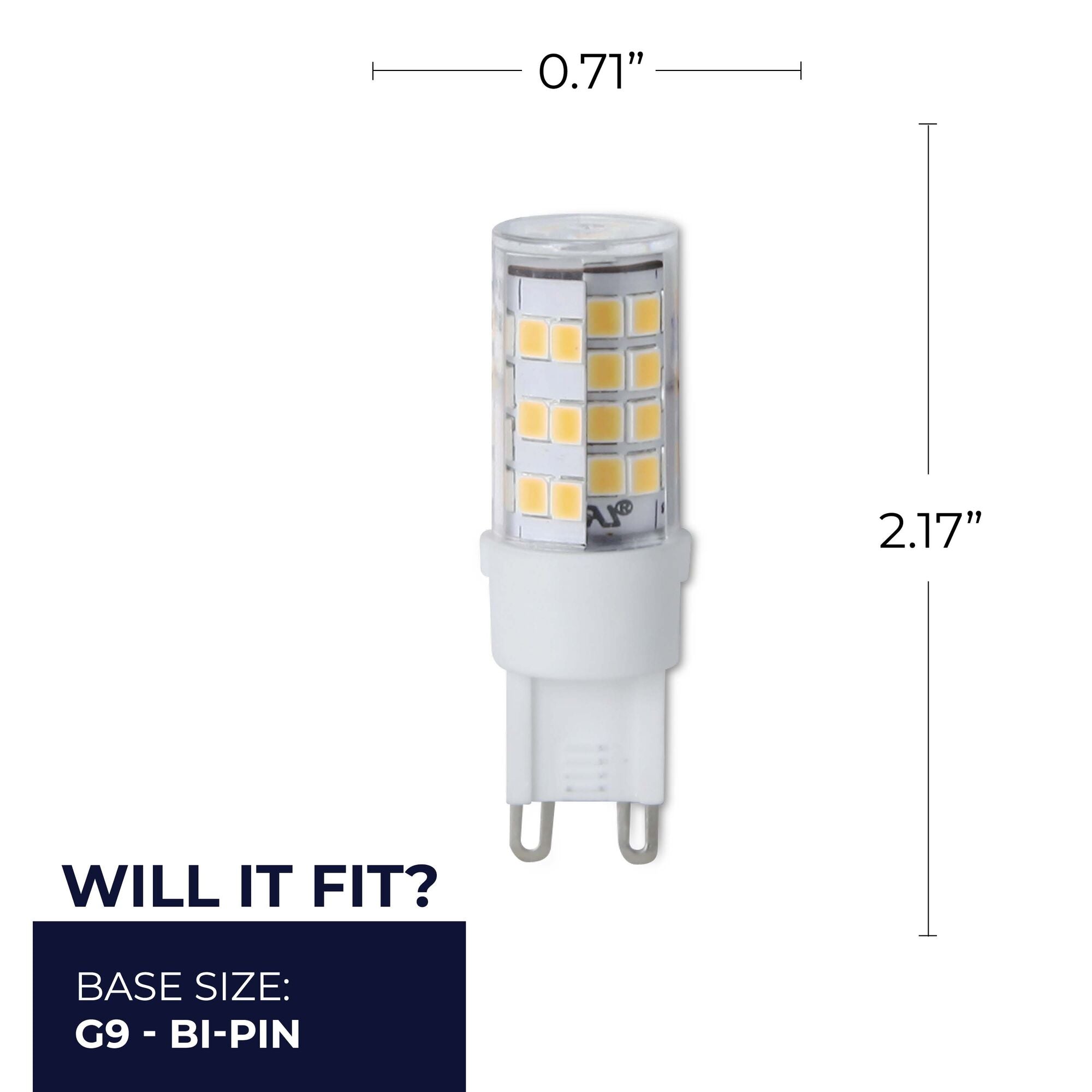 Bulbrite 770590 LED T6 G9 Bulb - Thumbnail 3