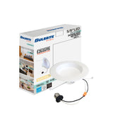 Bulbrite 14 Watt Adjustable 5/6" Integrated LED Recessed Downlight with E26 Quick Connect Adapter, 2700K Warm White Light, 1100 Lumens