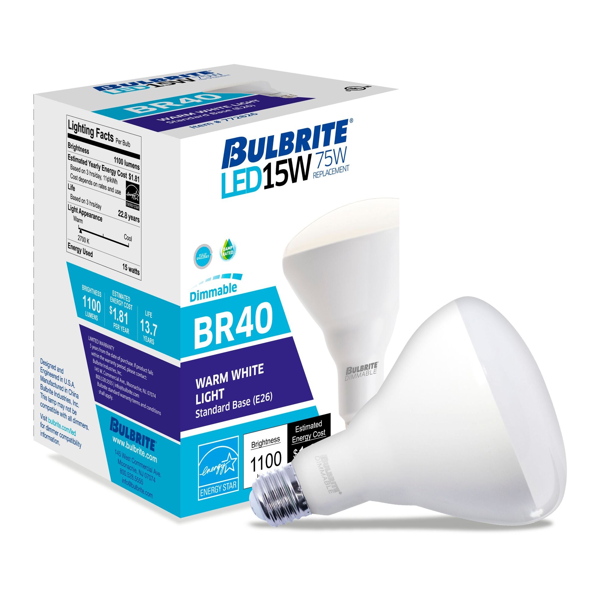 Bulbrite LED Filament Light Bulb - Thumbnail 3