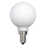 Bulbrite 776403, 5 Watt LED G16 Light Bulb, Warm Dimming 3000K (Soft White) - 1800K (Candlelight), 500 Lumens