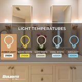 Bulbrite 40 Watt Dimmable Antique Nostalgic Thread Filament T8 Candelabra (E12) Incandescent Bulb