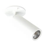 Luxrite LR43735, 2.5" Cylinder System Surface Mount Monopoint, White