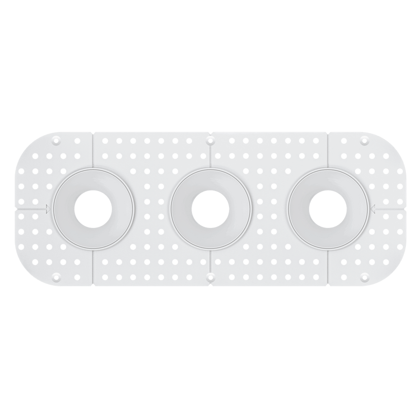 Goodlite G-90203, 2 Inch Round Triple Head Trimless Kit