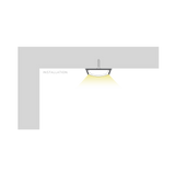 Luxrite LR43263, 96" Surface Mount 0.59" Flexible Channel, White Finish