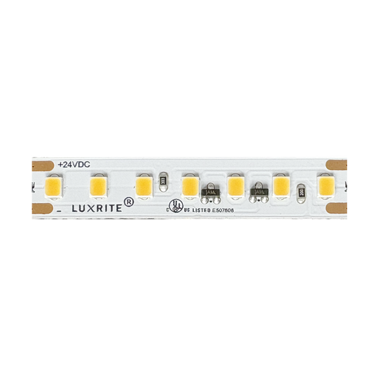 Luxrite LR44912, 4.5W per Foot Tape Light, 90 CRI, IP20, 3500K, Constant Current, 49.2' Reel