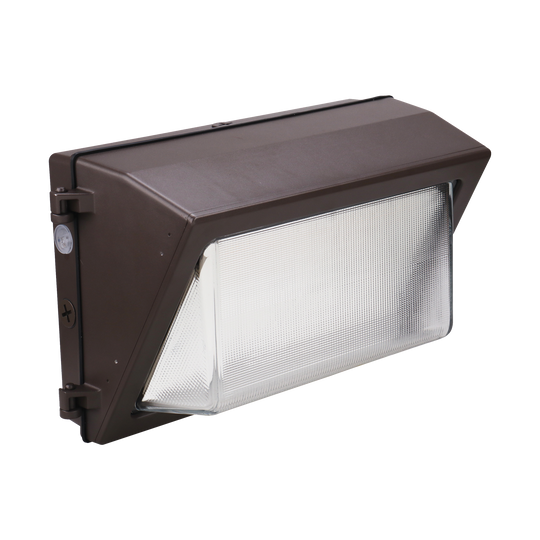Luxrite LR40572 120W Semi Cutoff Wallpack, Photocell Sensor Dawn to Dusk, 3CCT and Wattage Selectable