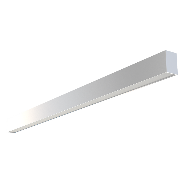 Luxrite LR42610 4' Architectural Linkable Linear Light Fixture, 3 CCT and 3 Wattage Selectable, Up / Down Selectable, White Finish