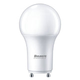 Bulbrite LED Filament 9 Watt Dimmable A19 Light Bulbs with Frost Finish and Bi-Pin (GU24) Base - 2700K (Warm White Light), 800 Lumens