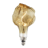 Bulbrite LED Grand Filament Nostalgic Glacier Shaped Light Bulb, 60 Watt Equivalent, Medium Base (E26),2000K, Antique