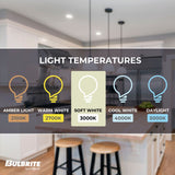 Bulbrite LED Filament 8 Watt Dimmable BR30 Light Bulb with Frost Glass Finish and Medium (E26) Base - 3000K (Soft White Light), 650 Lumens