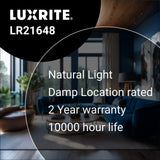 Luxrite LR21648, 7 Watt Chandelier LED Light Bulb, E12 Base, 3500k Natural Ligh