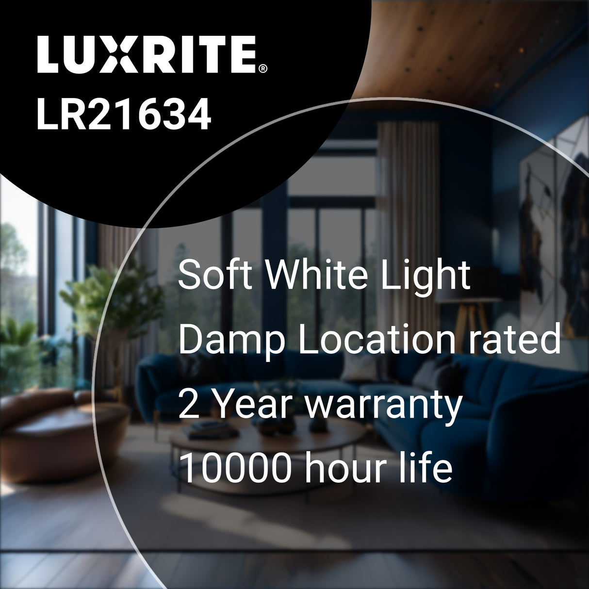 Luxrite LR21634, 7 Watt Candelabra LED Light Bulb, E12 Base, 3000k Soft White