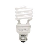 Bulbrite CFL Energy Wiser T2 COIL Light Bulb with E26 base, Frost, 2700K