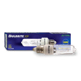 Bulbrite 75 Watt Dimmable Clear T4 Mini-Candelabra (E11) Halogen Bulb, 2900K, 1350 Lumens