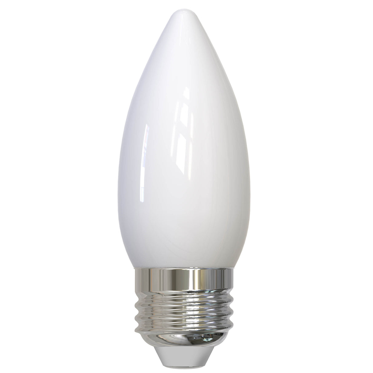 Bulbrite LED Filament 5.5 Watt Dimmable B11 Light Bulb with Clear finish and Medium (E26) Base - 3000K Soft White Light, 500 Lumens