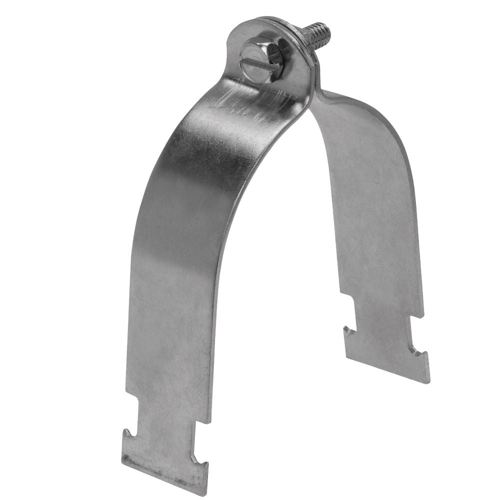 Ammo ARSTCP-350, 3-1/2" EMT & Rigid Strut Clamp, Durable Strut Clamps, Electrogalvanized Steel, Superior Corrosion Resistance, for Rigid and EMT Conduit, Connects to Strut Channel