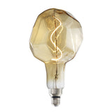 Bulbrite LED Grand Filament Nostalgic Jewel Shaped Light Bulb, 60 Watt Equivalent, Medium Base (E26),2000K, Antique