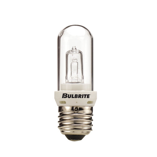 Bulbrite Halogen 120-Volt Clear Double Envelope T8 Tubular Light Bulbs with Medium (E26)Screw Base, 75-Watt, 2900K (Soft White Light)