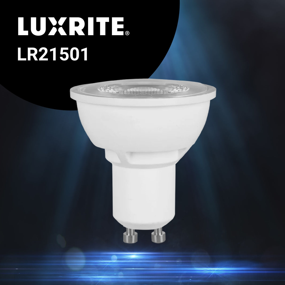 Luxrite LR21501 MR16 GU10 6.5W 3000K Light Bulb