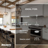 Bulbrite LED Filament 7.5 Watt Dimmable R20 Light Bulbs with Frost Glass Finish and Medium (E26) Base - 2700K (Warm White Light), 525 Lumens