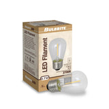 Bulbrite 0.7 Watt Clear Filament S14 Medium (E26) LED Light Bulb - 75 Lumens, 2700K