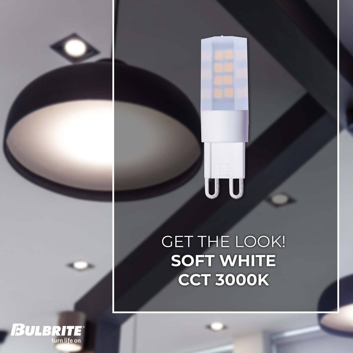 Bulbrite 4.5 Watt Dimmable Frost Mini T4 Bi-Pin (G9) LED Bulb - 340 Lumens, 3000K, and 80 CRI