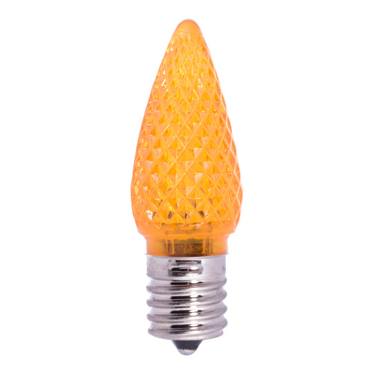 Bulbrite LED Specialty Colors C9 Light Bulb with E17 base, Orange