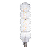 Bulbrite LED Grand Spiral Filament Water Bottle WB Shaped Light Bulb, Medium Base (E26),1-Pack, Clear