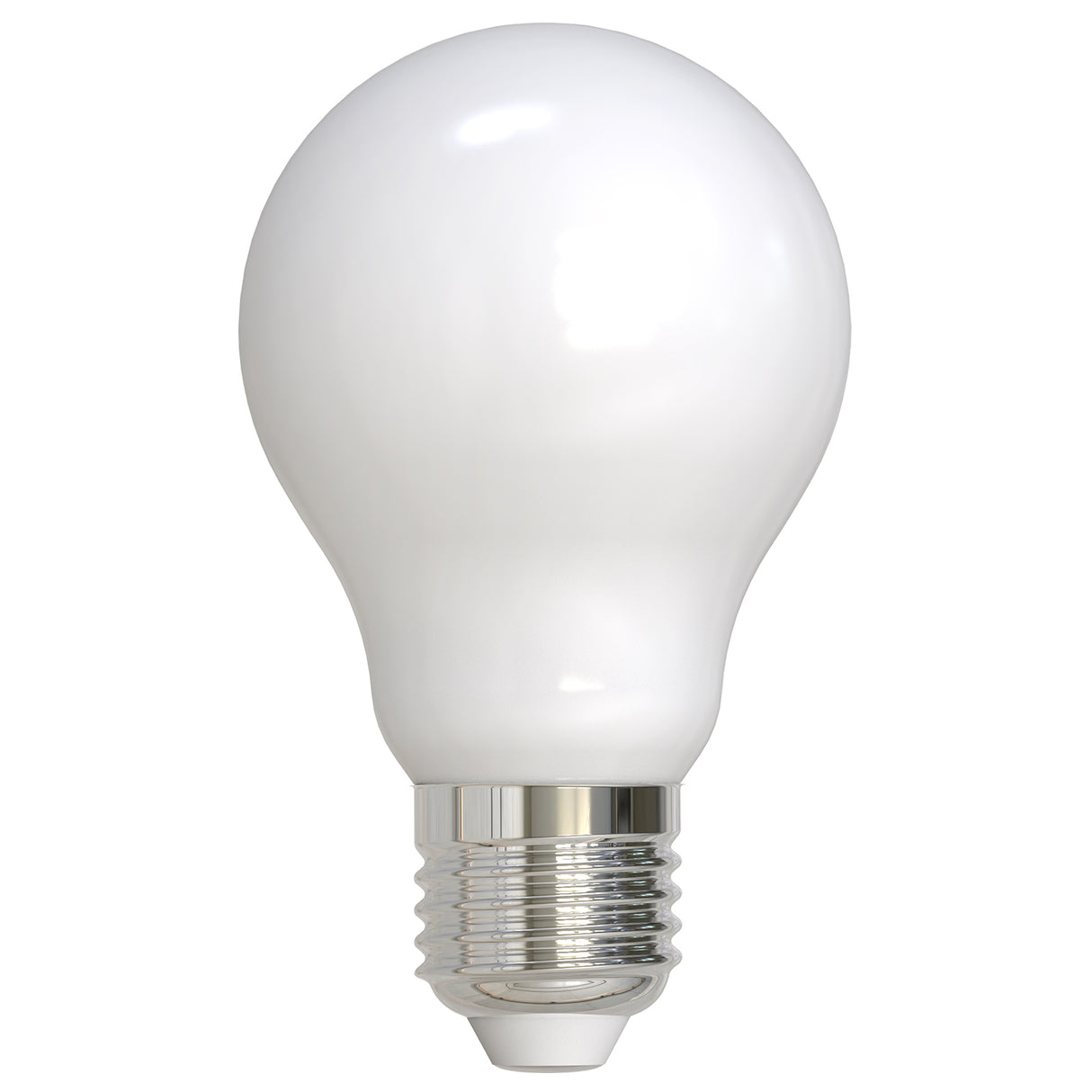 Bulbrite LED Filaments A19 Light Bulb with E26 base, Milky, 3000K, 800 Lumens