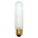 Bulbrite Incandescent Showcase, Aquarium T10 Light Bulb with E26 base, Frost, 2700K