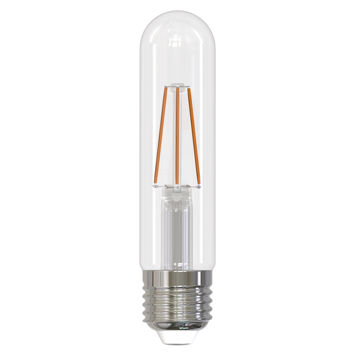 Bulbrite LED Filament 5 Watt Dimmable Tubular T9 Light ulb with Clear finish and Medium (E26) Base - 2700K Warm White Light, 500 Lumens