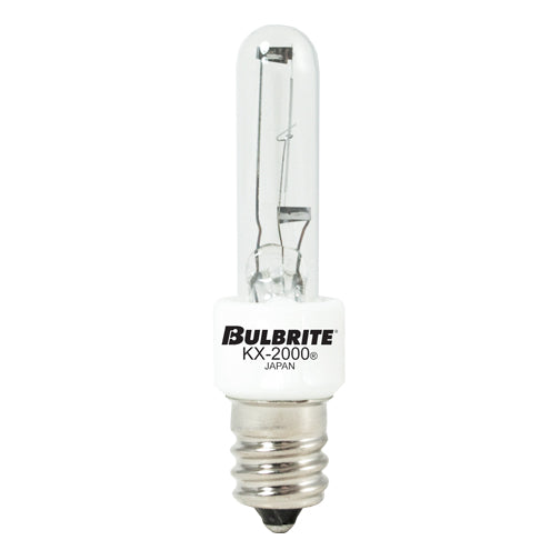 Bulbrite 473040, 40 Watt Dimmable Clear T3 Candelabra (E12) Krypton/Xenon Bulb