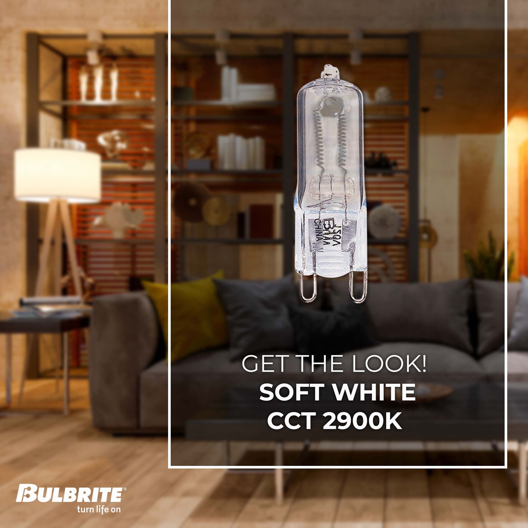 Bulbrite T4 JC Bi-Pin Halogen Bulb - Thumbnail 4