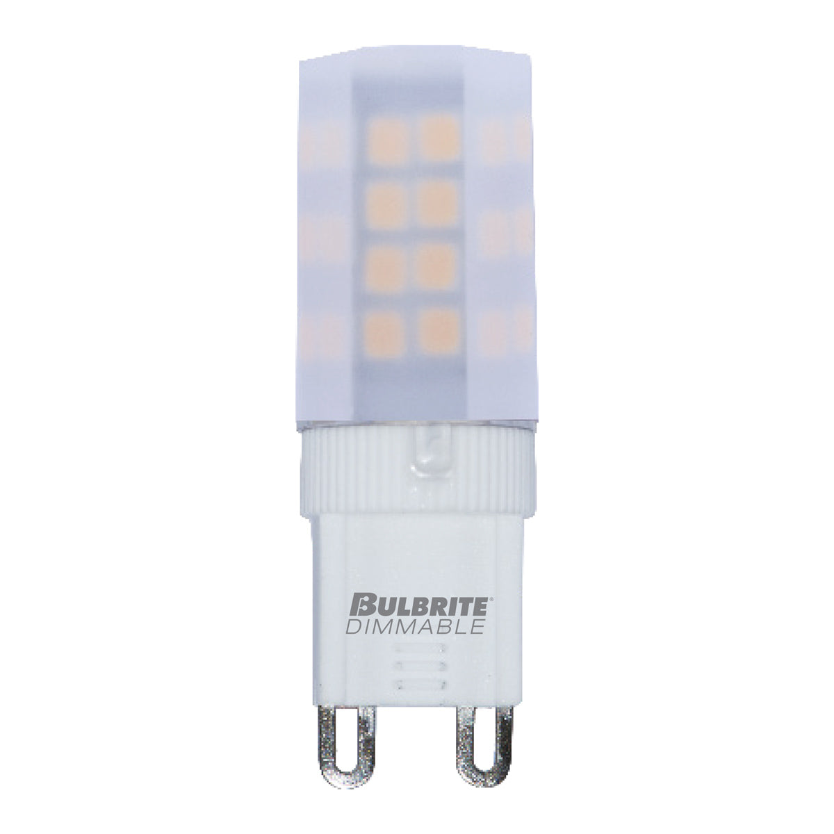 Bulbrite 4.5 Watt Dimmable Frost Mini T4 Bi-Pin (G9) LED Bulb - 340 Lumens, 3000K, and 80 CRI