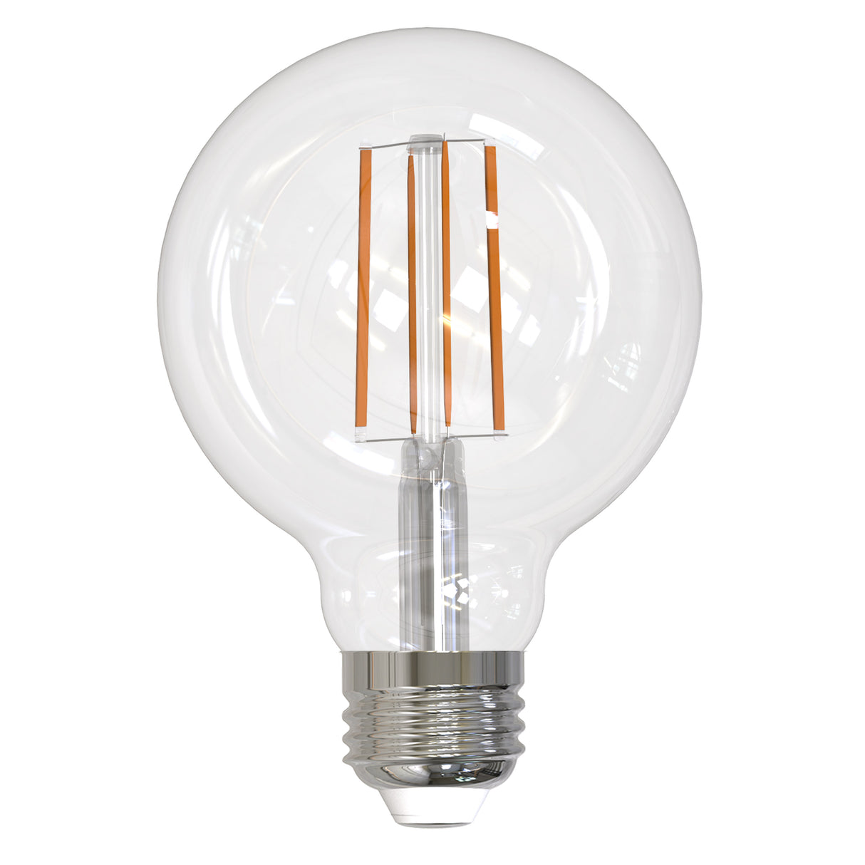 Bulbrite LED Filament 13 Watt Dimmable Globe G25 Light Bulb with a Clear finish and Medium (E26) Base - 2700K Warm White Light, 1400 Lumens