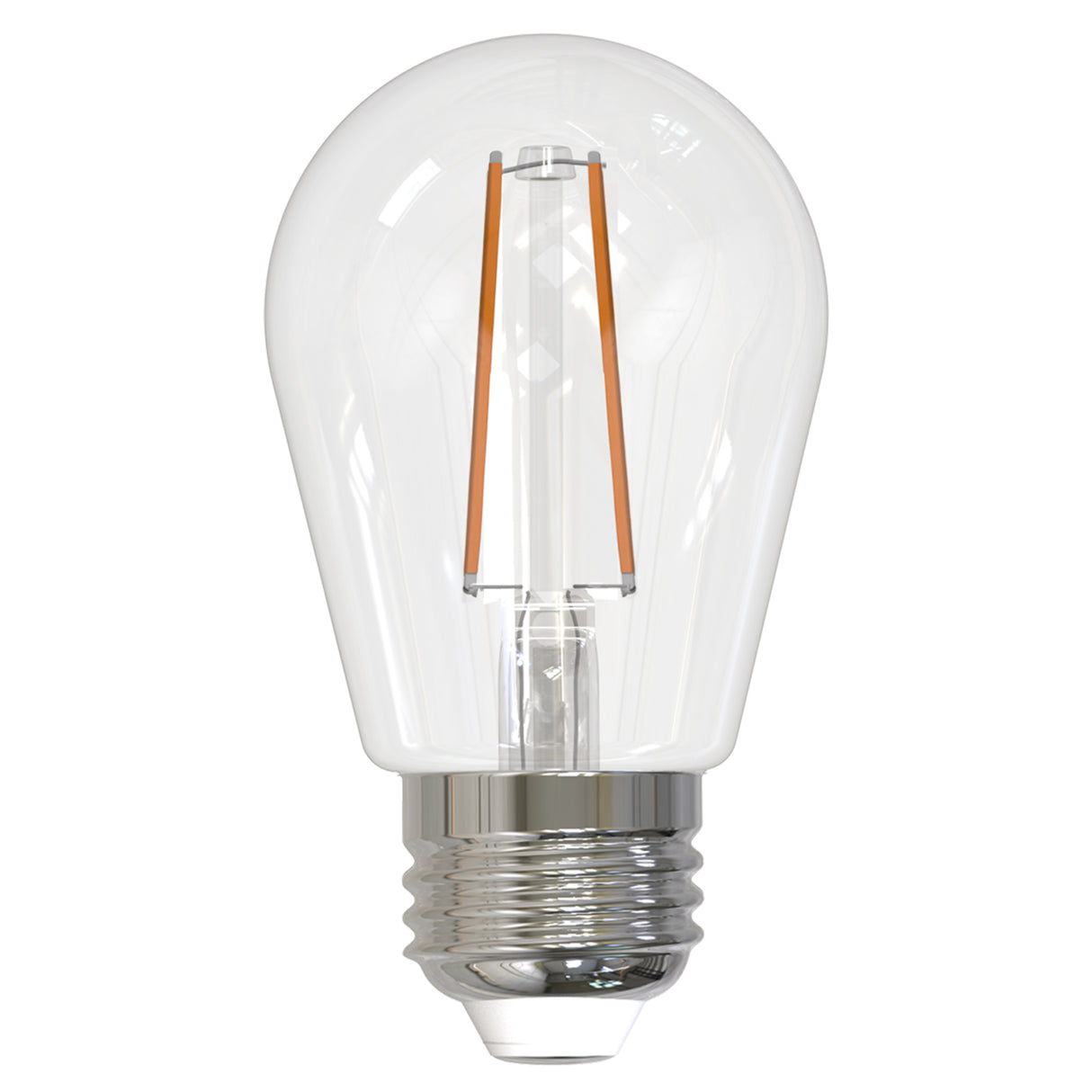 Bulbrite 776950, LED Filament 2.5 Watt Dimmable S14 Light Bulb with Clear finish and Medium (E26) Base  - 2700K Warm White Light, 250 Lumens - S14 Shape, Perfect for Signs