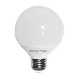 Bulbrite CFL Energy Wiser G30 Light Bulb with E26 base, Frost, 2700K