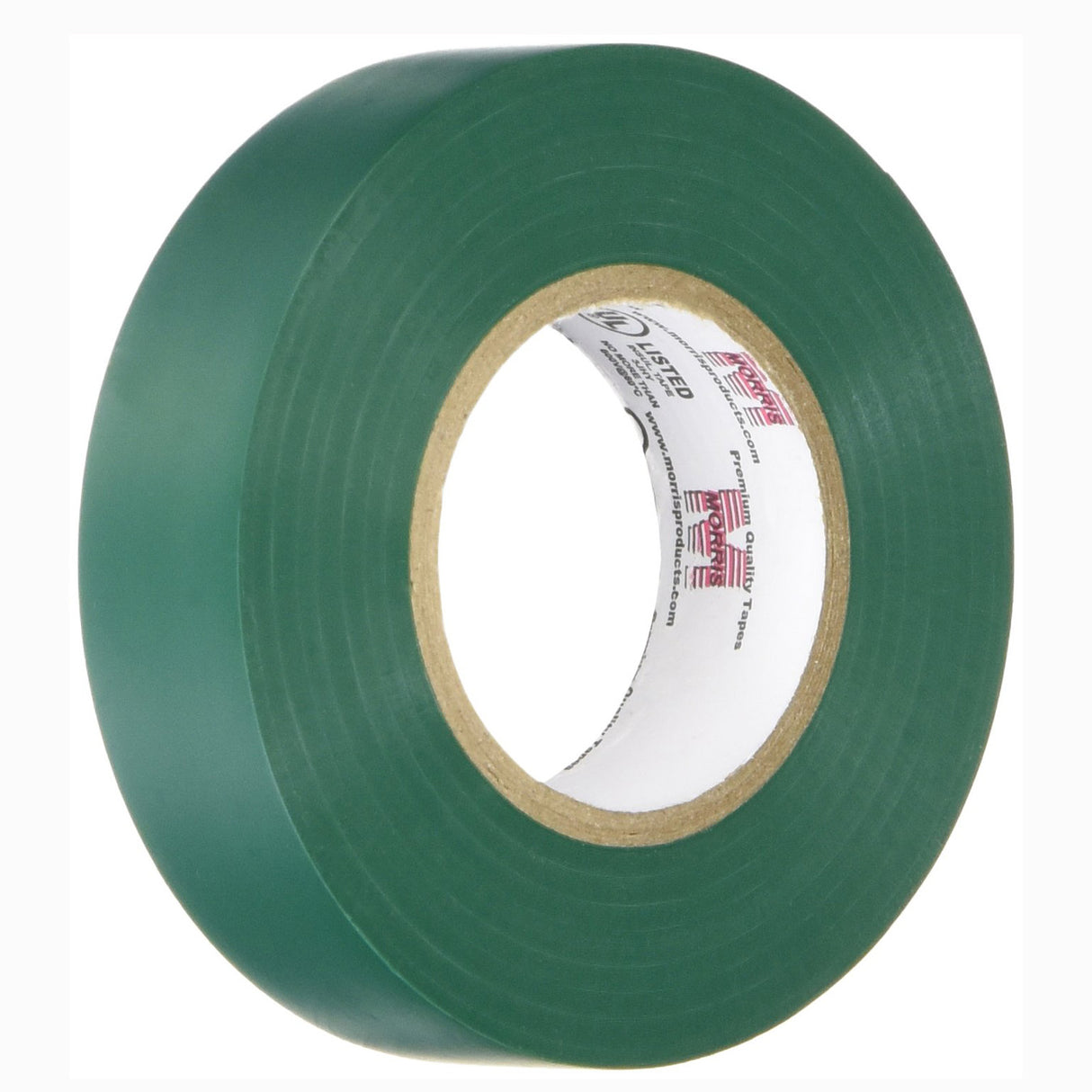 Morris Products 60040, Green Vinyl Plastic Electrical Tape 7MIL X 3/4" X 60' PVC