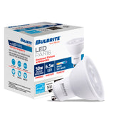 Bulbrite LED Filament 6.5 Watt Dimmable PAR16 Light Bulbs with Frost Glass Finish and Twist & Lock Bi-Pin (GU10) Base - 3000K (Soft White Light), 500 Lumens