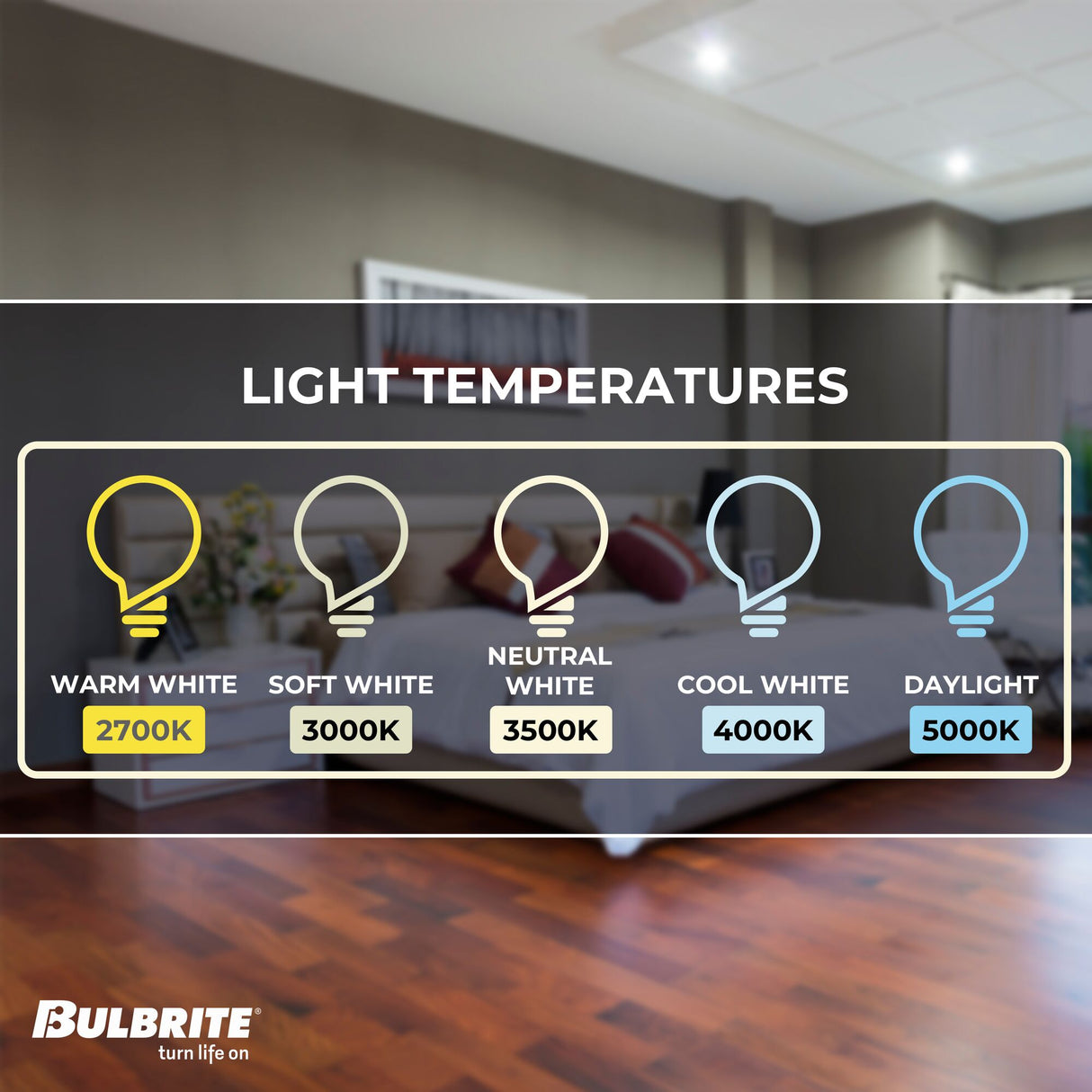 Bulbrite 12 Watt LED 4" Round Recessed Downlight Fixture with Metal J-Box, 5CCT - 27/30/35/40/50K, 1100 Lumens