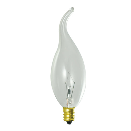 Bulbrite Incandescent CA5 Candelabra Screw Base Light Bulb