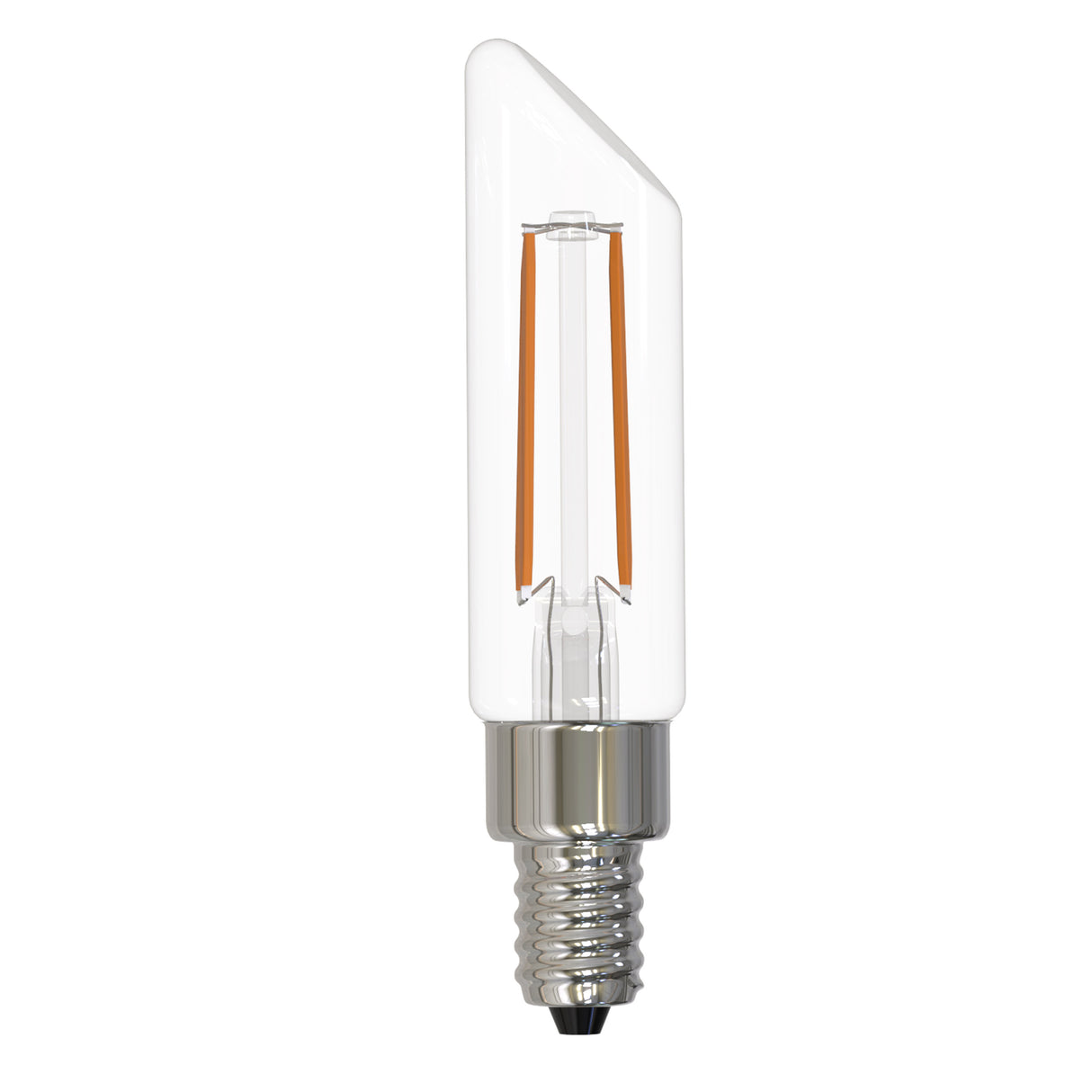 Bulbrite LED Filament 4.5 Watt Dimmable T6SL Light Bulb with a Clear finish and Candelabra (E12) Base - 3000K Soft White Light, 400 Lumens