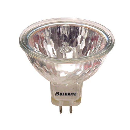 Bulbrite Halogen 12-Volt  Lensed Flood MR16 Light Bulbs with GU5.3 Bi-Pin Base, 20-Watts, 2900K (Soft White Light)