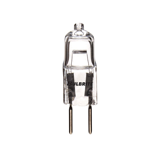 Bulbrite Halogen Mini T3 JC Bi-Pin Base (GY6.35) Light Bulbs, 50 Watt, Clear