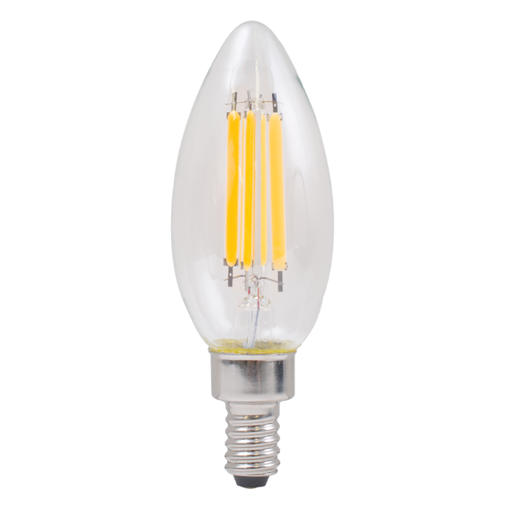 Luxrite LR21648, 7 Watt Chandelier LED Light Bulb, E12 Base, 3500k Natural Ligh